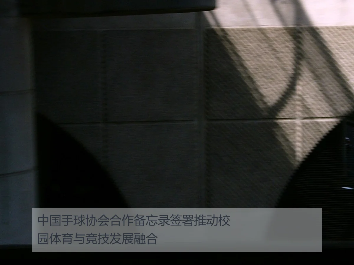 中国手球协会合作备忘录签署推动校园体育与竞技发展融合